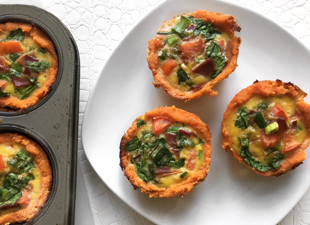 FullSizeRender 1 1024x744 - Sweet Potato Mini Quiche Recipe