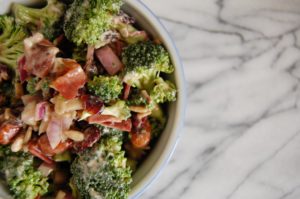 IMG 9478 300x199 - Health Friendly Broccoli and Bacon Salad